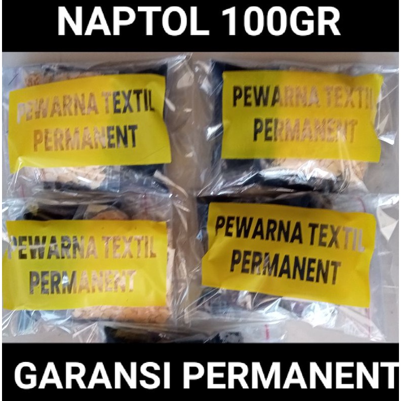 

NAPTOL SUPER PEWARNA PAKAIAN 100GR