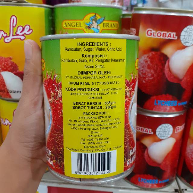 ANGEL BRAND RAMBUTAN KALENG 565G