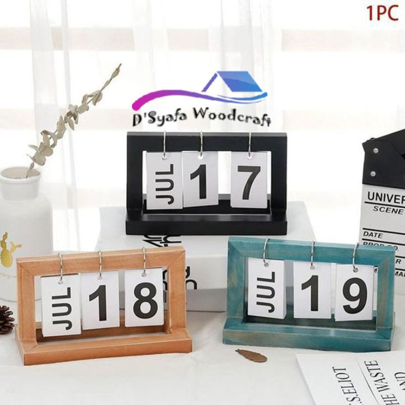 

KALENDER MEJA KAYU UNIK/DESK CALENDER/KALENDER MEJA/TERMURAH