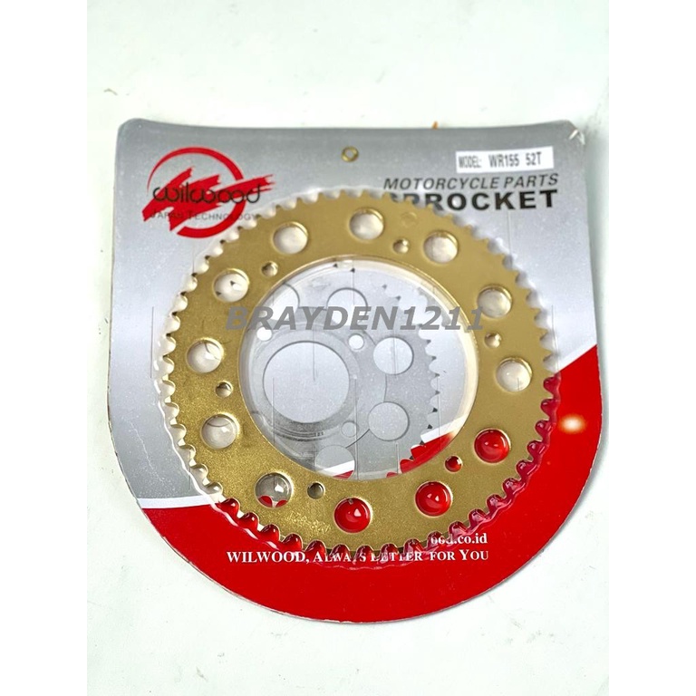 GEAR SSS BELAKANG WR155 / GEAR BELAKANG WR155 GOLD / GEAR SSS GOLD WR155 BELAKANG