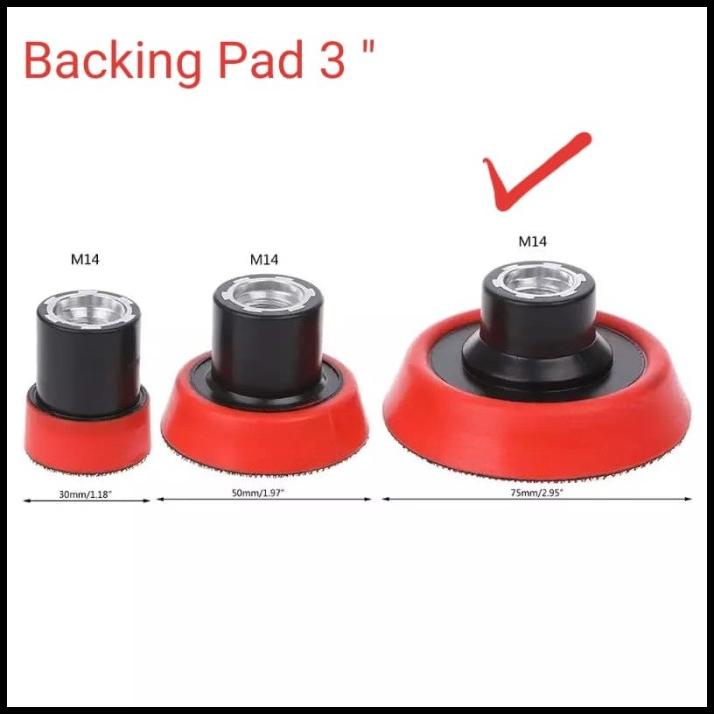 Backing Pad 3 " Rotary M14 /Backing Plate 3" /Sanding Plate