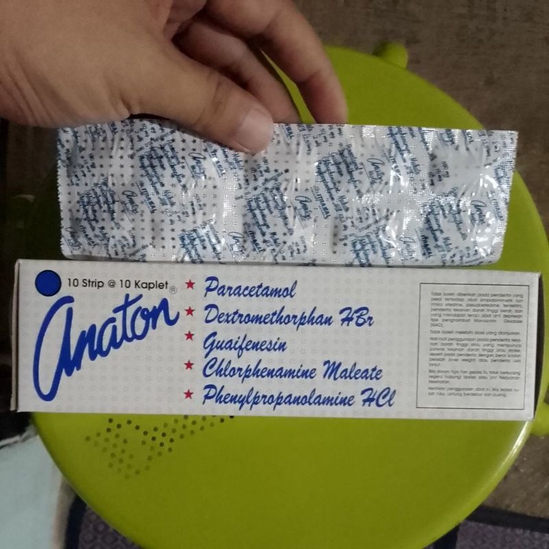 ANATON® Kaplet (Obat Flu, Demam, Sakit Kepala, Bersin, Pilek, Batuk)