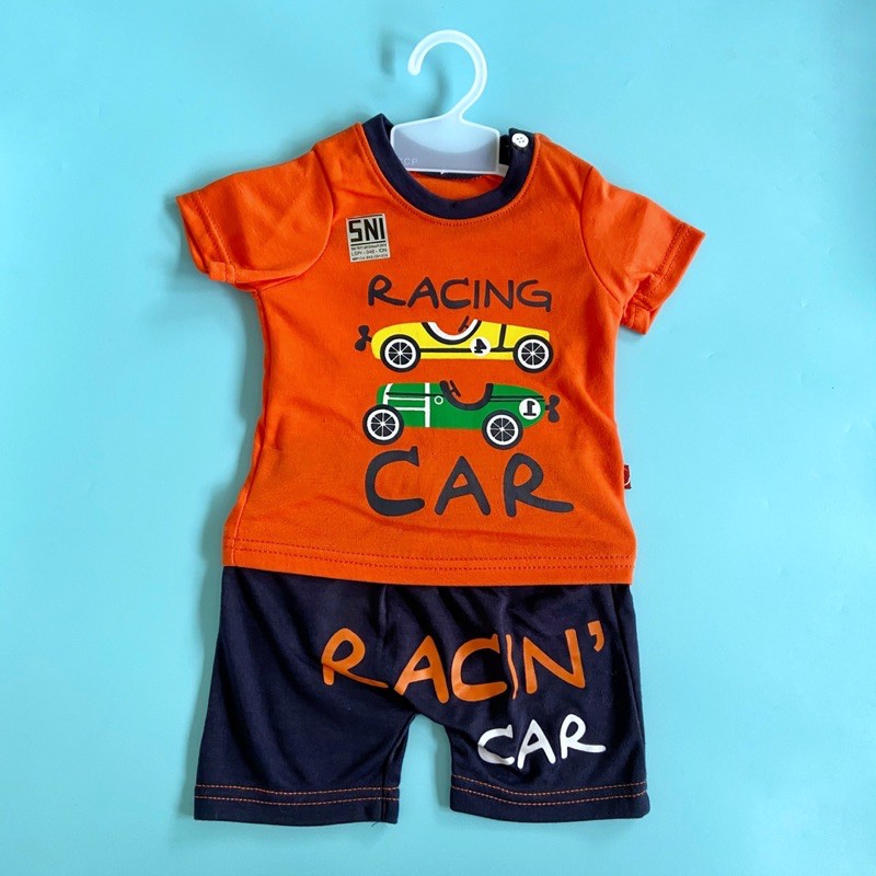 Racing Car Set (6-12 bulan)