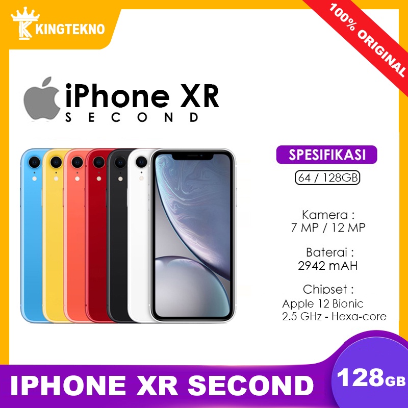 Iphone XR / iPhone XR Second / iphone xr 64gb / iphone xr 128gb / iphone xr second / iphone xr 64gb second / iphone xr