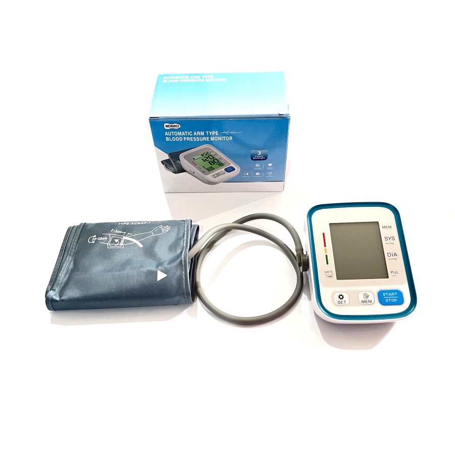 ( MDB803 ) Automatic Smart Blood Pressure Monitor - Arm Tensimeter Digital