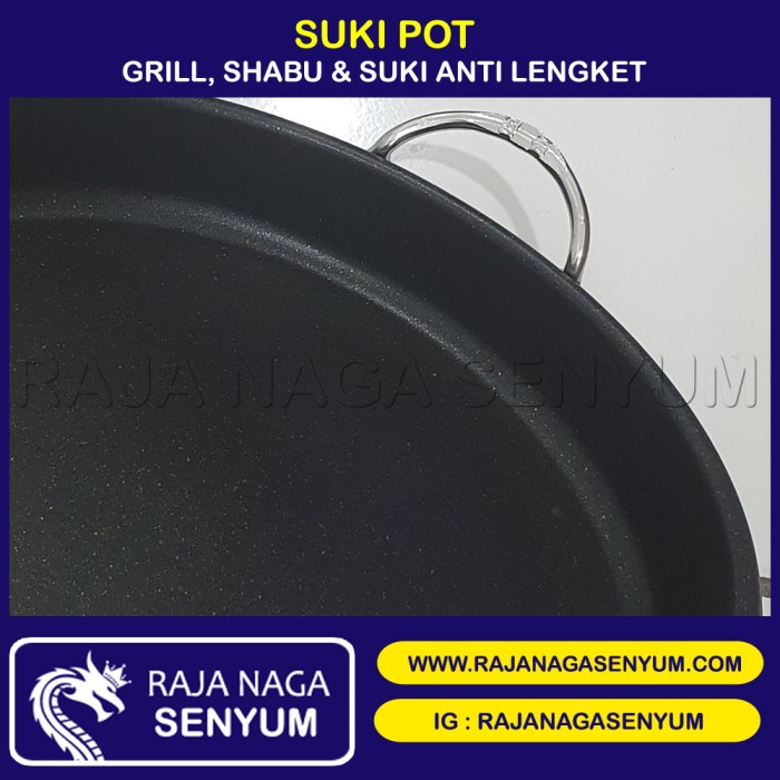 GRILL / SHABU / SUKI / PANGGANGAN 2 FUNGSI POT KOMPOR GAS & INDUKSI