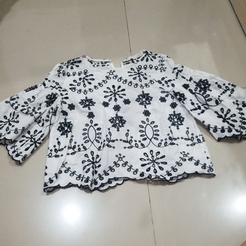 preloved atasan wanita ZARA blouse wanita baju cewek