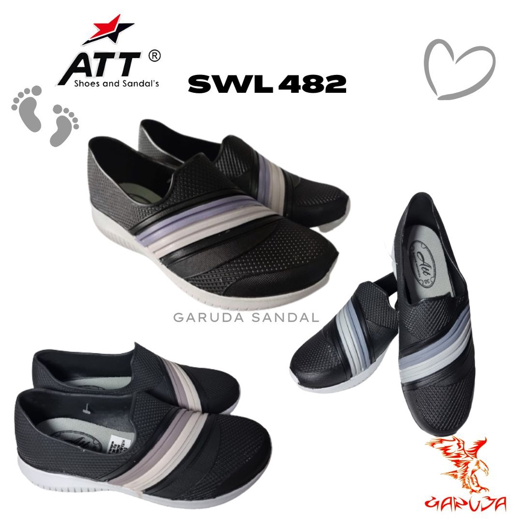 Sepatu Slip On Wanita ATT SWL 482 Fashion Trendy