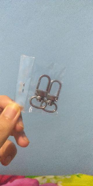 (1pc) Kait Model Gembok 1,2cm Nikel Tebal