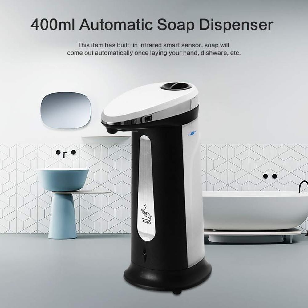 Dispenser Sabun Otomatis Charger / Finether Soap Magic Tabung Dispenser Sabun Otomatis 400ML