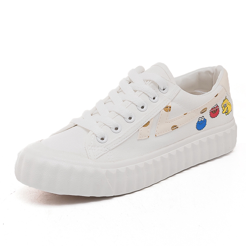 FYGALERY SHS013 SEPATU SNEAKERS MODEL KOREA ULZZANG WARNA PUTIH SEPATU MURAH BATAM SEPATU IMPORT-KODE C
