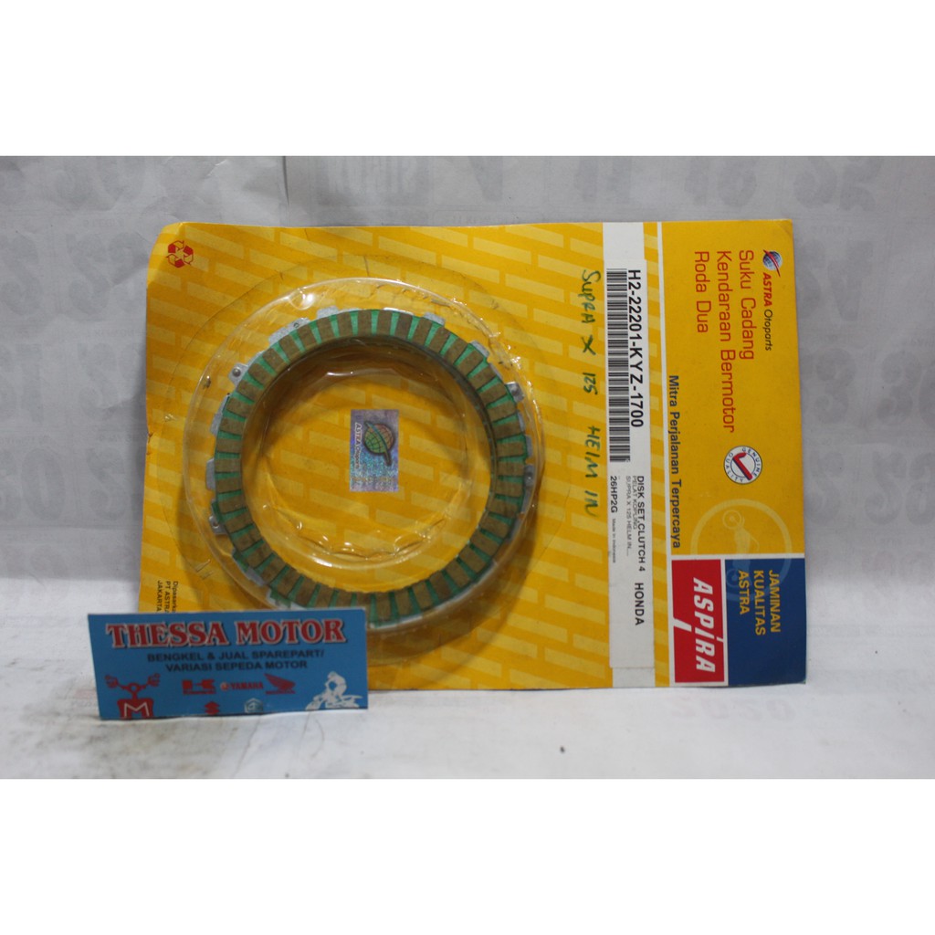 Kampas Kopling Supra x 125 Helm-In ( ASPIRA )