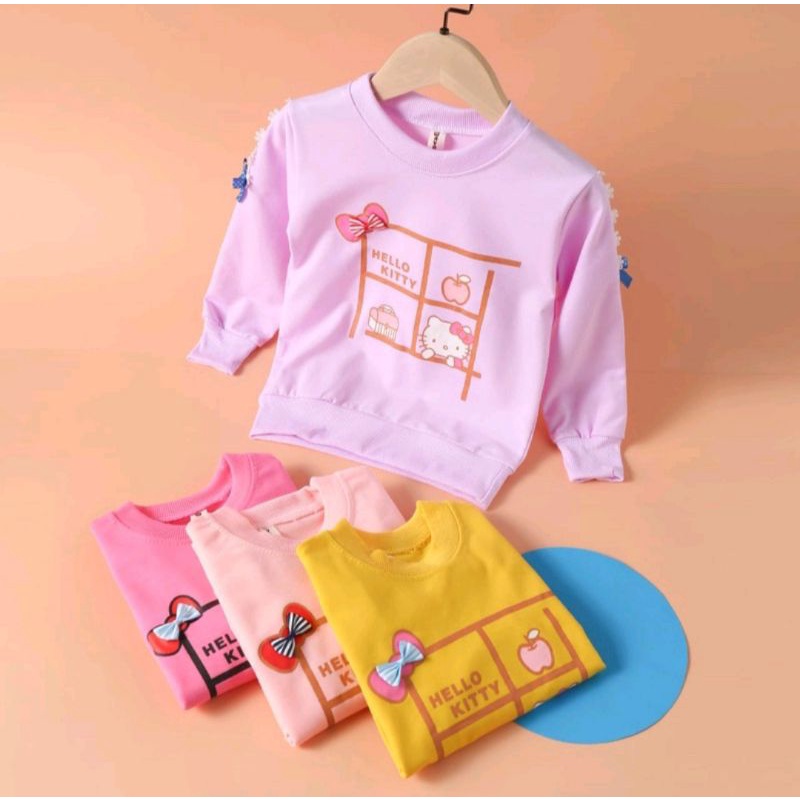 Kaos Anak Perempuan 2-9 Tahun/Switer Anak Perempuan Import/Sweater Anak Import/Atasan Anak