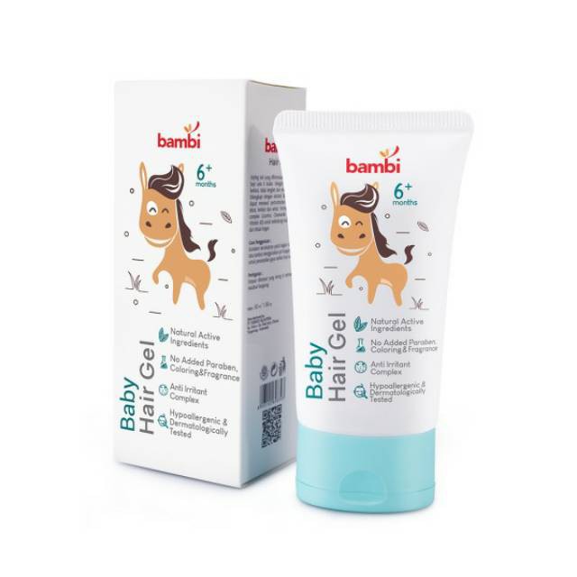 ♥BabyYank♥ BAMBI BABY HAIR GEL 50ML - POMADE ANAK - POMADE BAYI