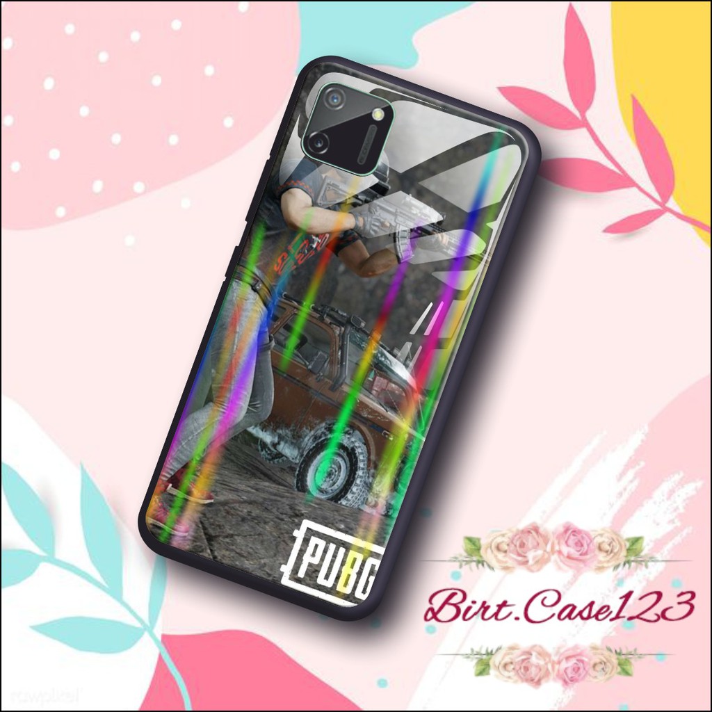 case softcase gambar PUBG back case glass aurora oppo vivo samsung iphone realme all type BC200