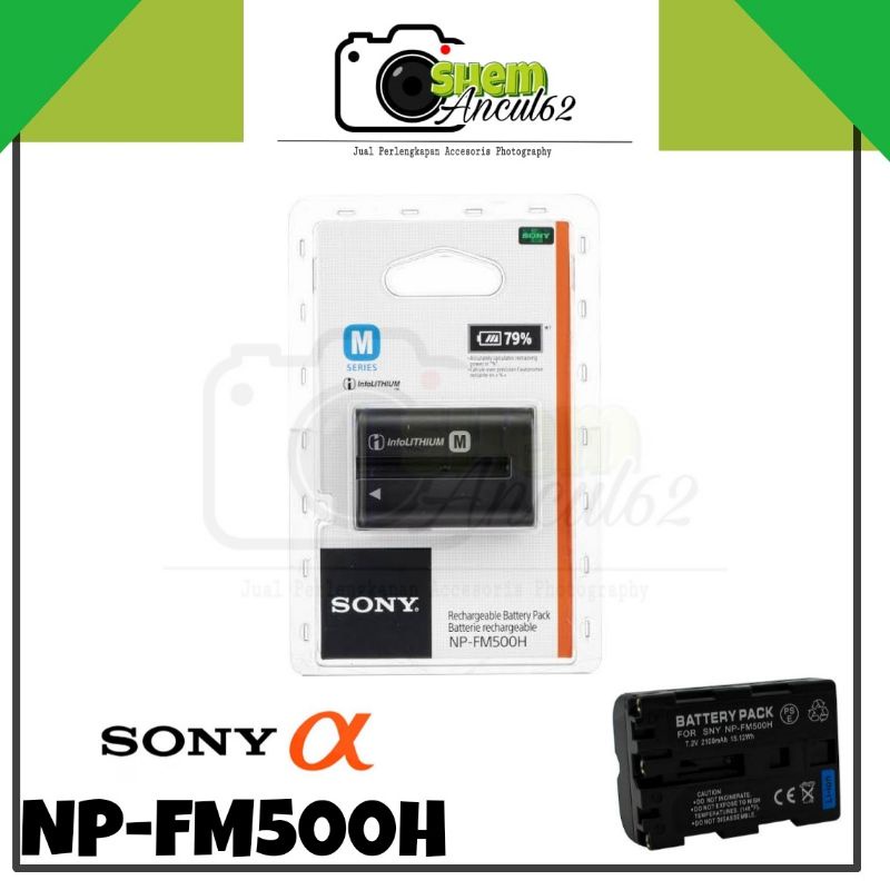 Baterai Batrai Sony NP-FM500H np fm500h