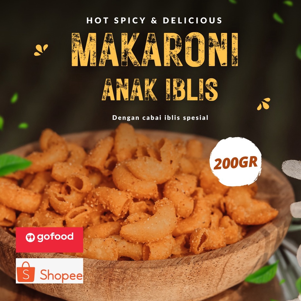 

MAKARONI PEDAS SPESIAL - ANAK IBLIS 200gr