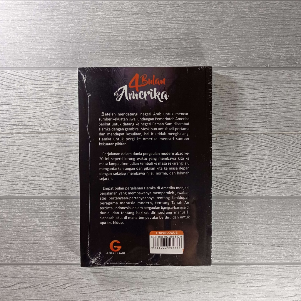 Buku 4 Bulan Di Amerika - Buya Hamka - Gema Insani 100% Original