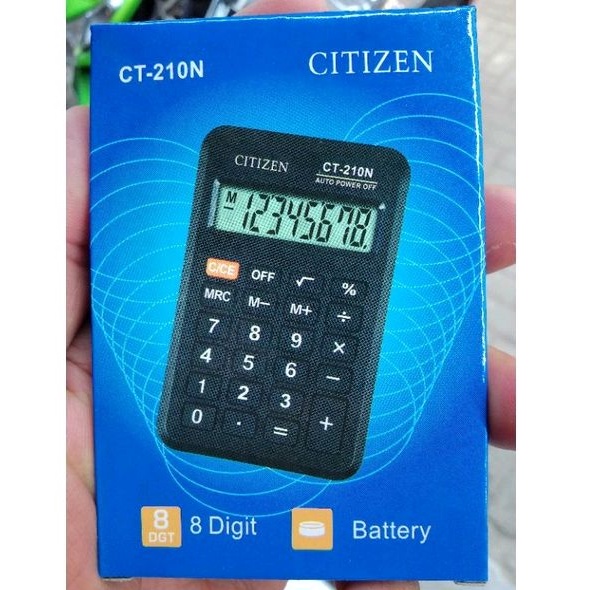 

Kalkulator LC-210N kecil dan bisa dimasukkan kantong