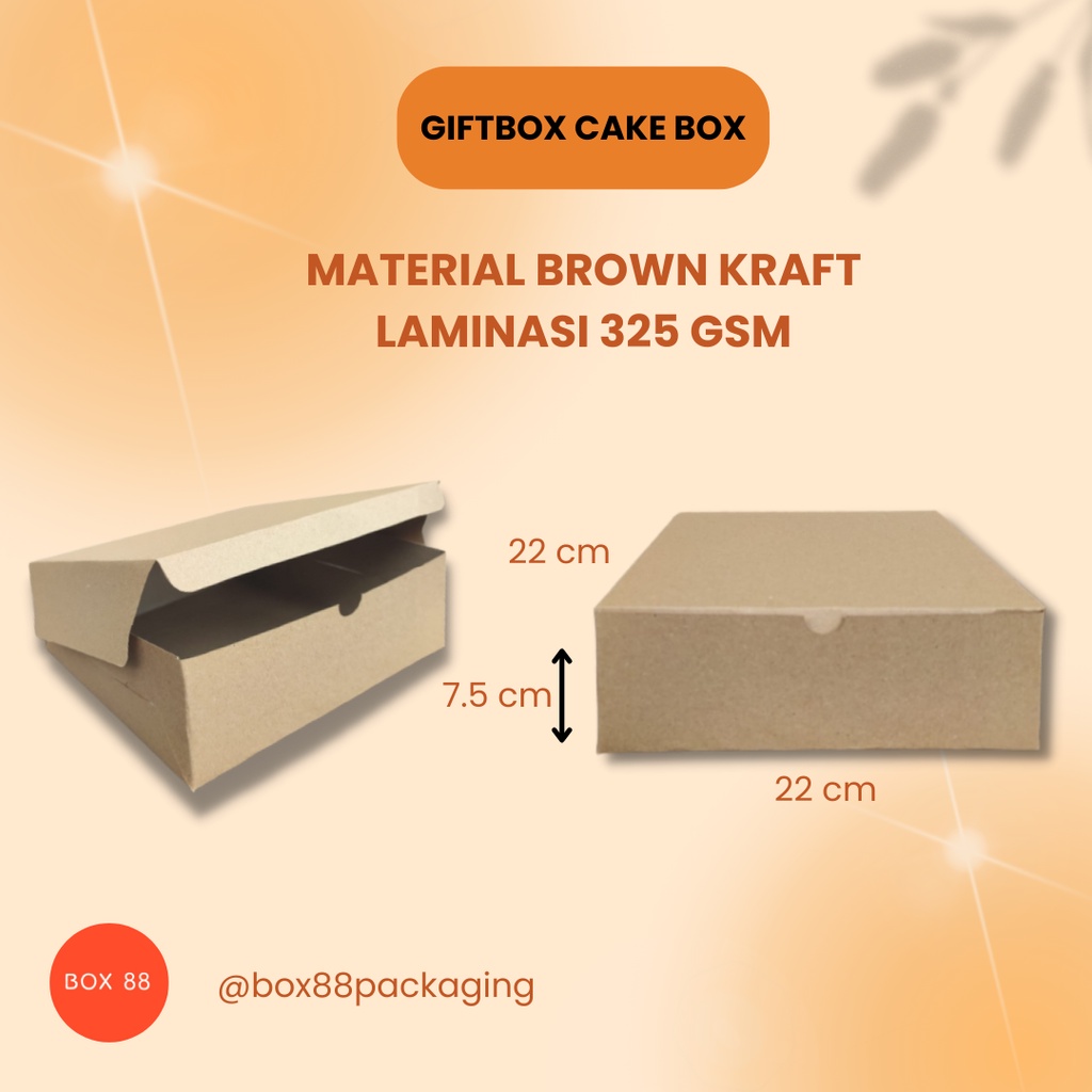 

READY STOCK GIFTBOX / HAMPERS BOX / CAKE BOX LAMINASI