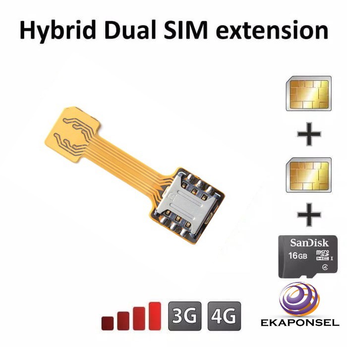Adapter Dual Sim Card - Sim Card Adapter Hybrid - Nano Sim - Micro Sim For smartphone