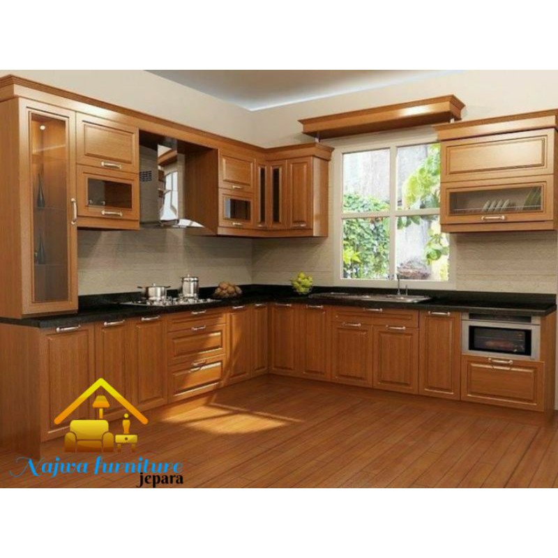 KITCHEN SET JATI TERBARU