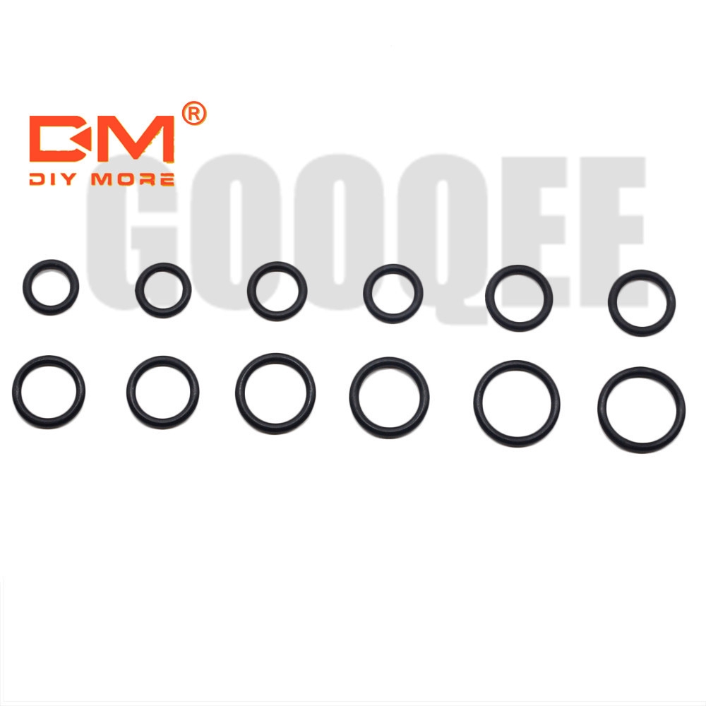 ✫〖ready to ship/COD〗✫ Diy225pcs 270pcs 300pcs Karet Seal O-Ring Warna Hitam Untuk Gasket Mobil