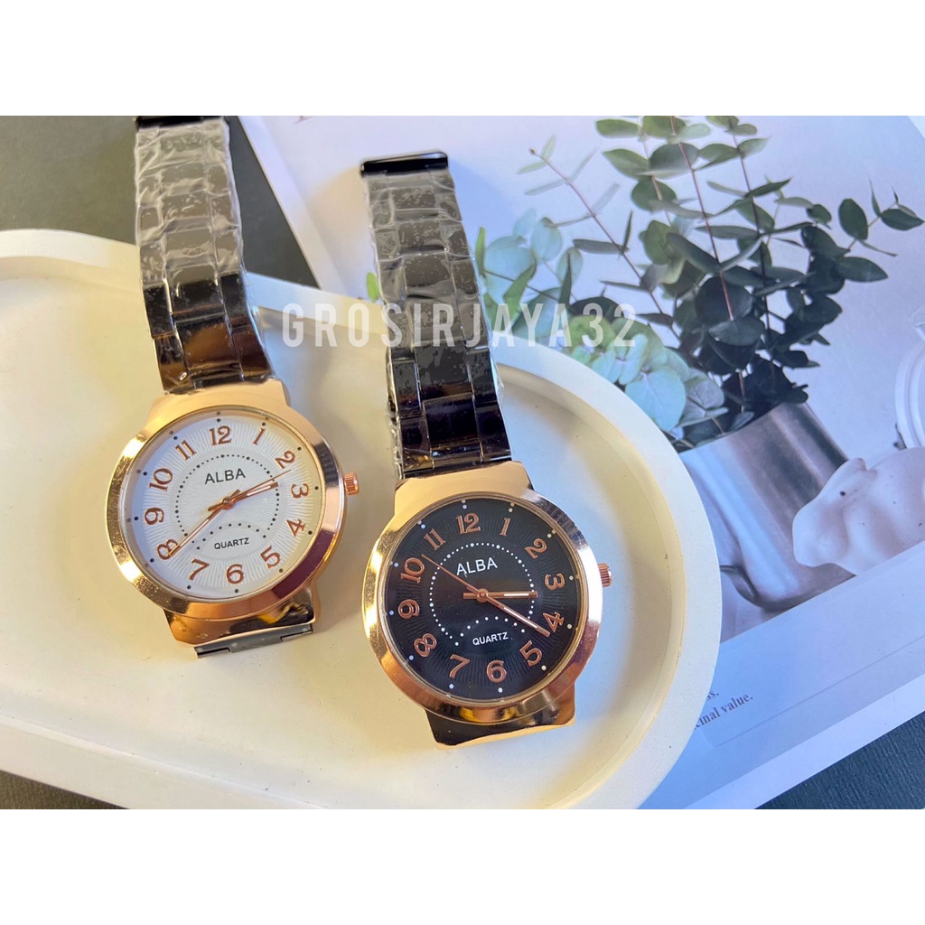 Jam Tangan Dominic Pria  wanita couple Sport Stainless Stell