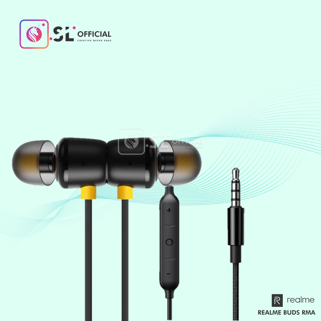 Headset Realme RMA101 Original / In-ear Earphone realme buds