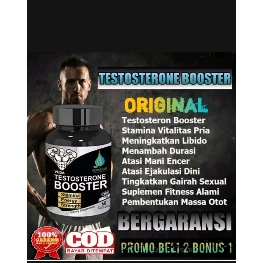 Suplemen Fitness Testosterone Booster Vedapure Original