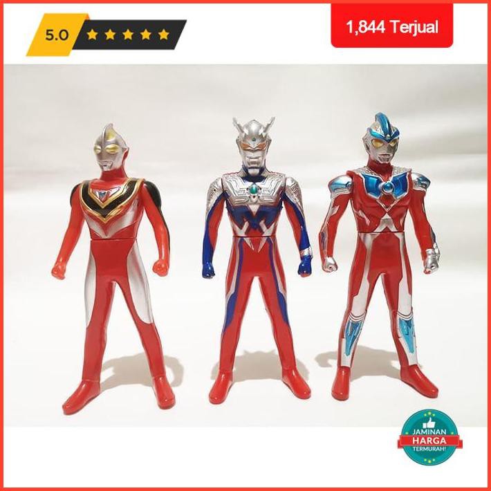 Action Figure Set Mainan Anak /  Ultraman Dyna Ultraman Tiga Ultraman Taro Exclusive