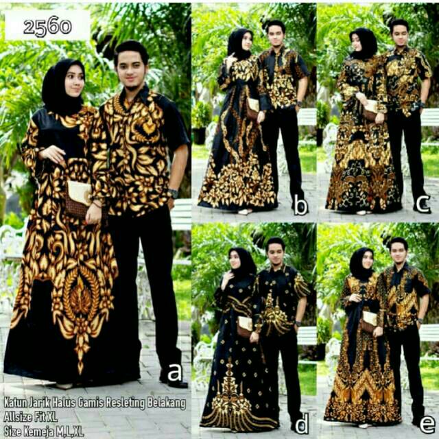 LUMBUNG BATIK # COUPLE GAMIS KODE 2560