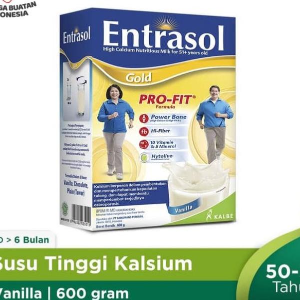 

READY COD entrasol gold 600gr vanilla
