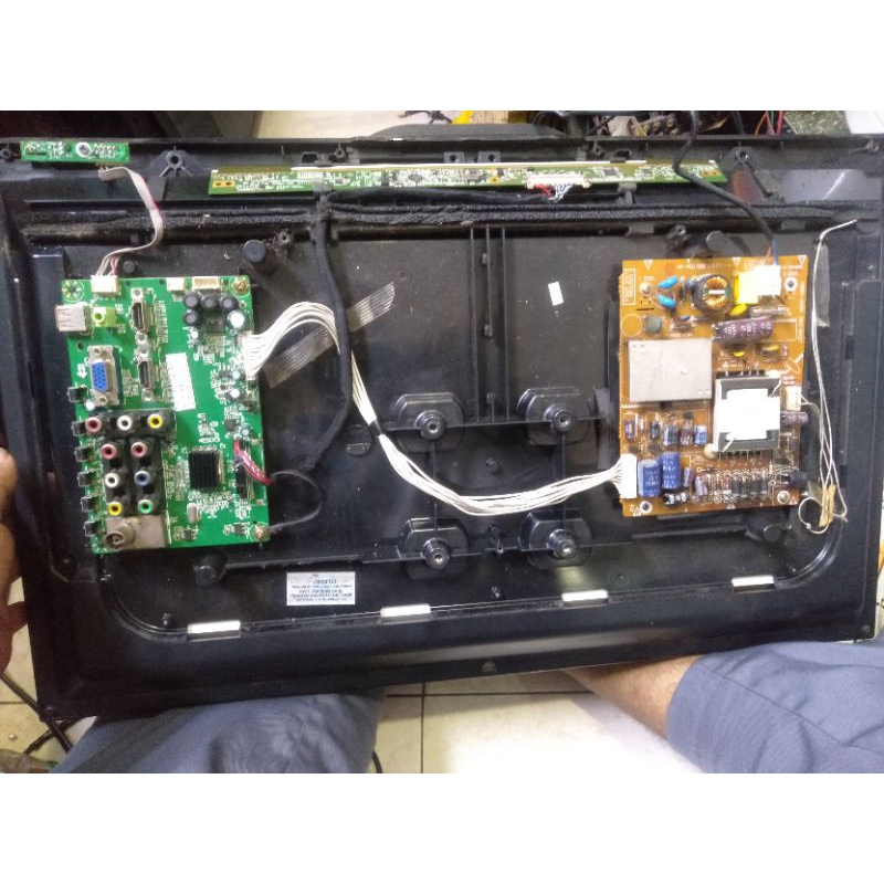 MAINBOARD MB PSU POWER SUPLAI TV LED POLYTRON PLD 24D800