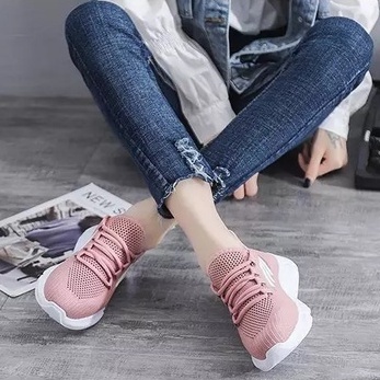 BSS - Sepatu Wanita Lace-up GRS-750#1 Sneakers Import Wanita Sepatu Korea 2020