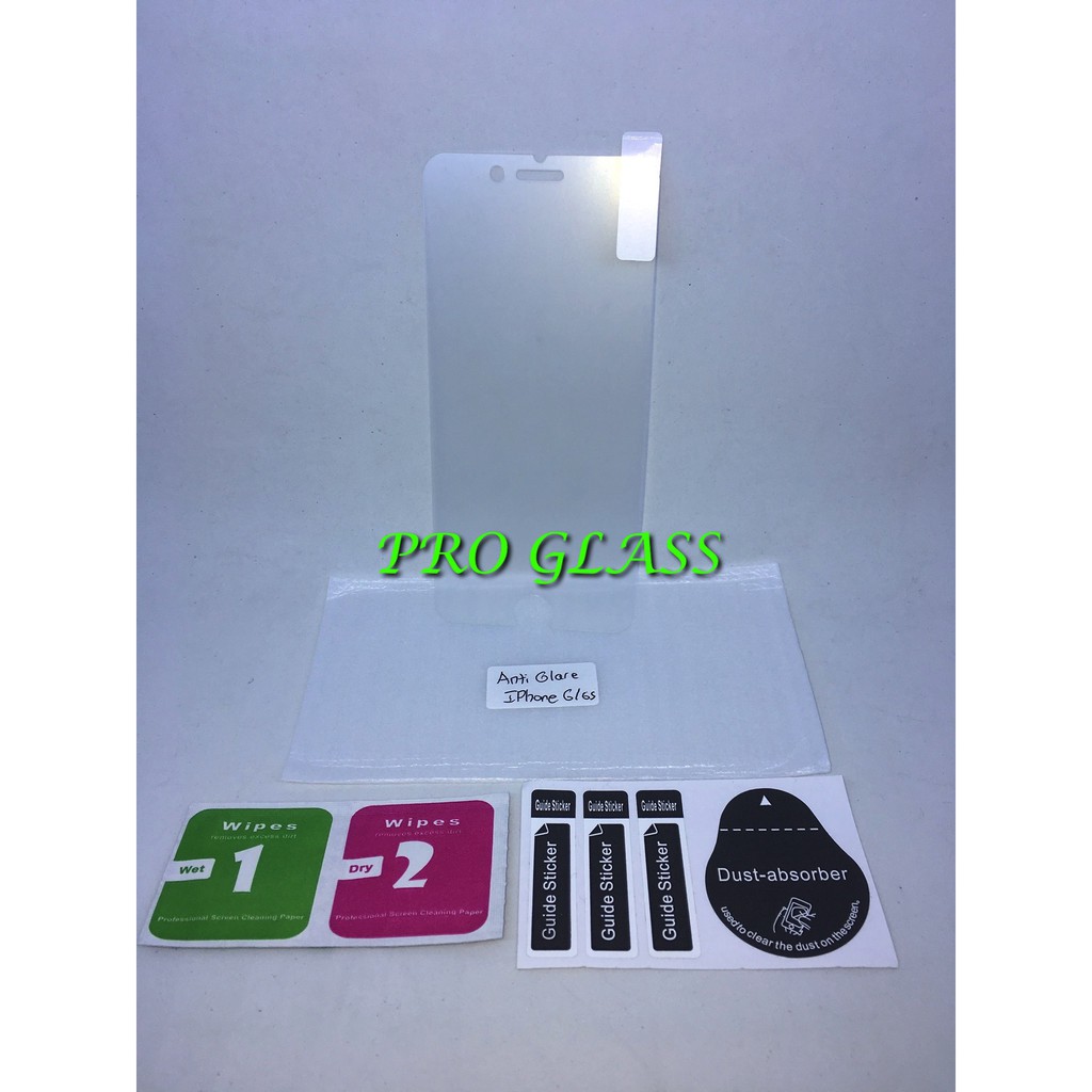 Iphone 6 / 6s Anti GLARE / DOFF / Anti Fingerprint Tempered Glass