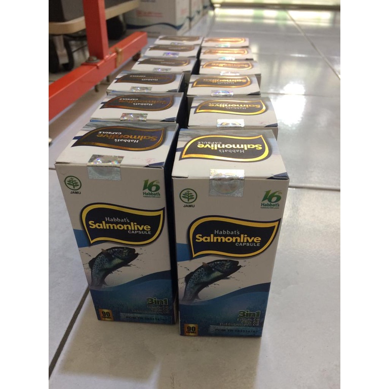 

Kapsul Habbat's Salmonlive 3 in 1 isi 90 Kapsul Habbats Salmonlive
