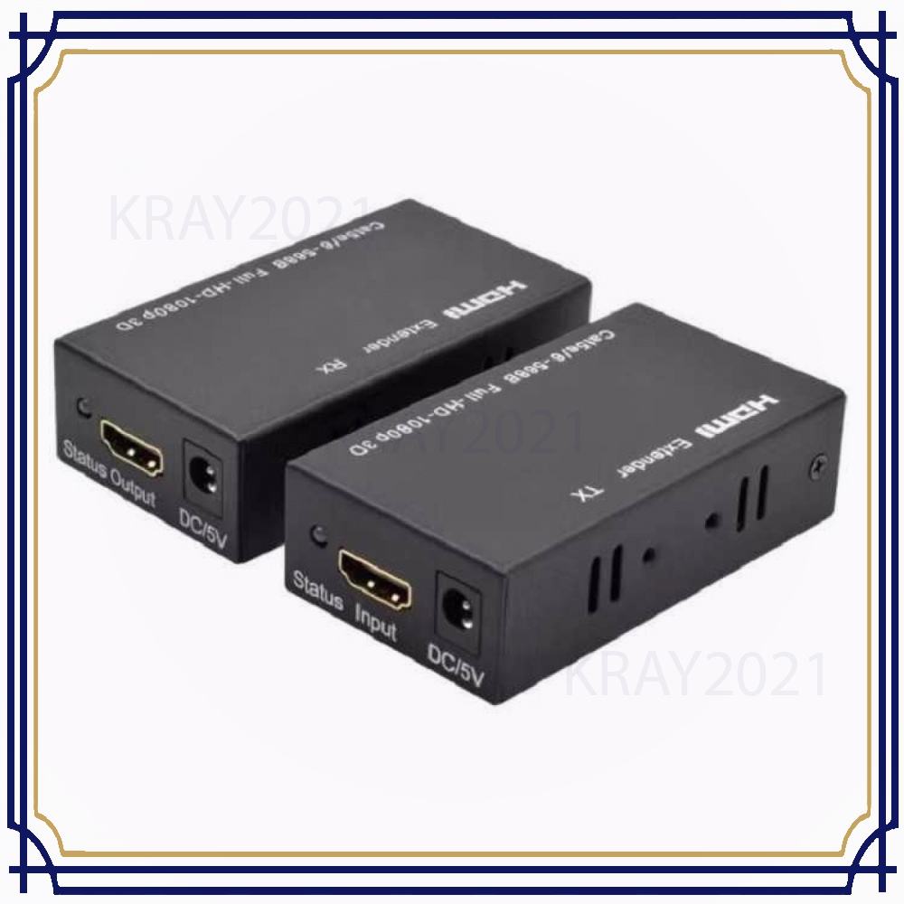 HDMI Over Ethernet Extender Cat5/6 1080P 60M HM986