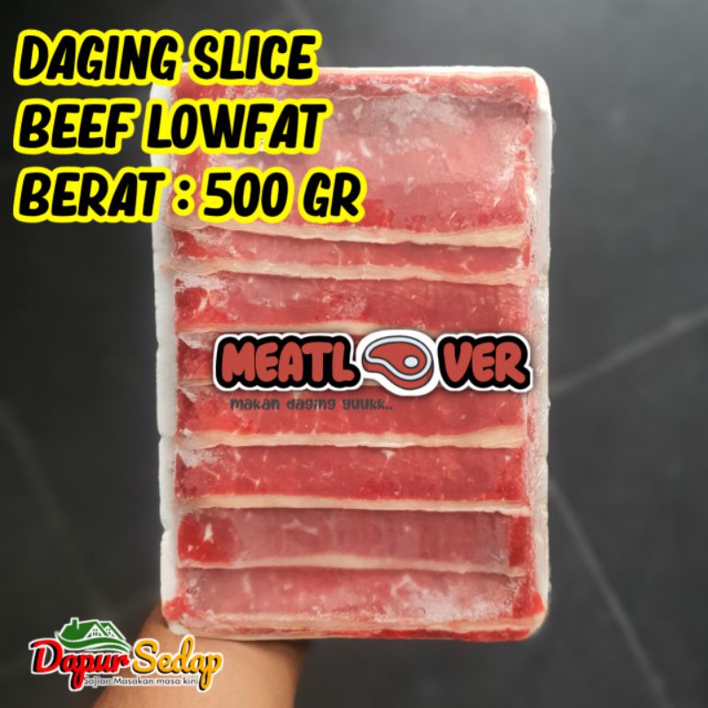 

SLICEBEEF SIRLOIN LOWFAT/ BARBEKYU/ SUKIYAKI/ YAKINIKU/ GRILL