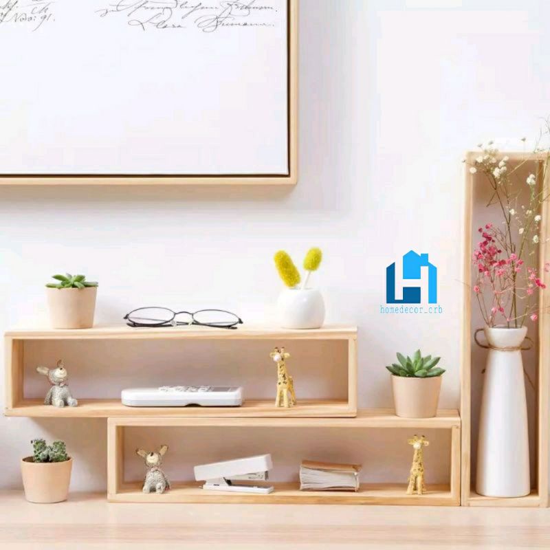 Rak Dinding Kotak Kayu minimalis Rak dinding kayu kotak kayu jati belanda
