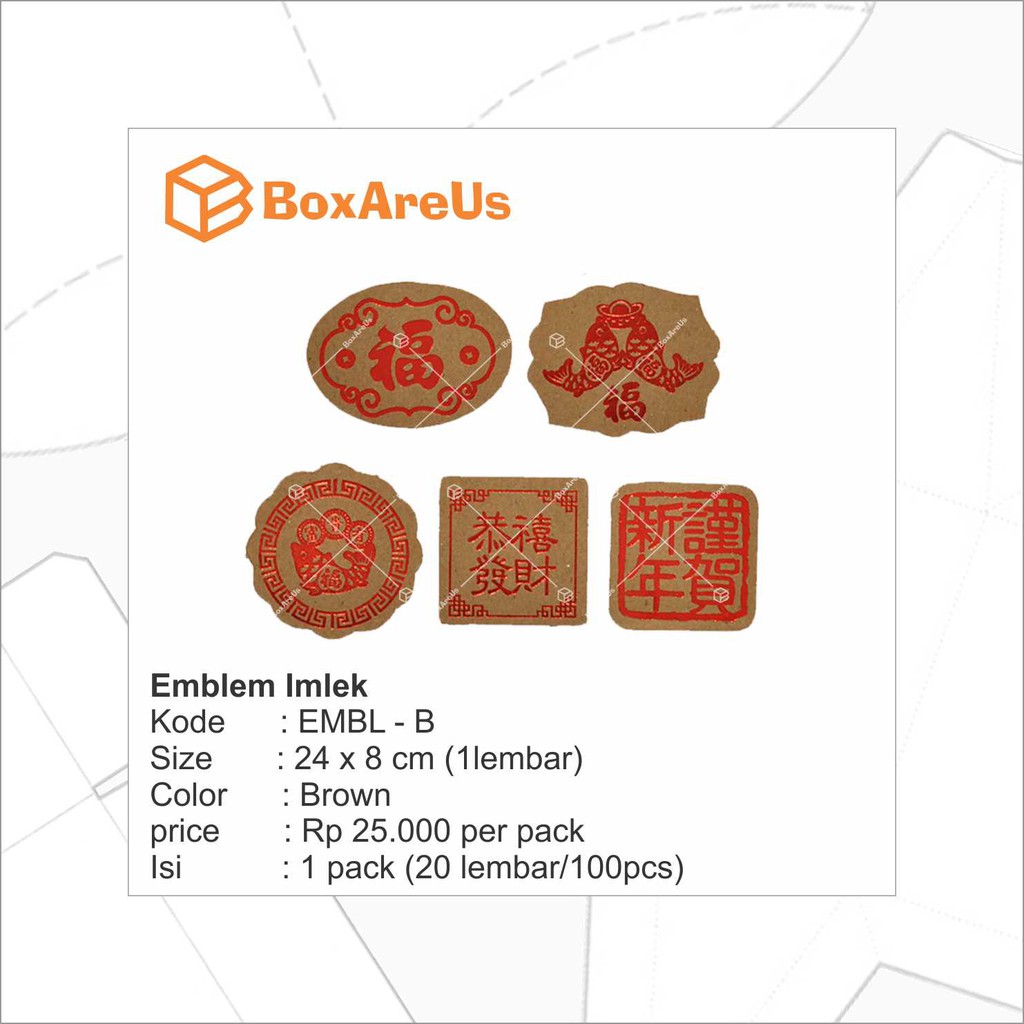 Emblem edisi Imlek, Hiasan, souvenir, tahun baru, gantungan, aksesoris - EMBL