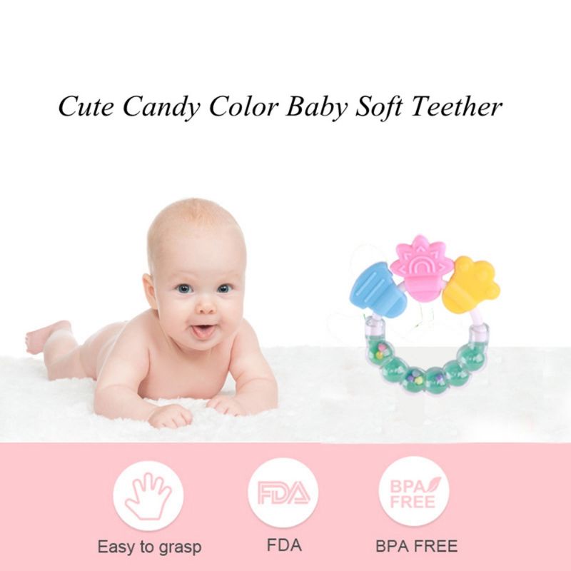 TEETHER BAYI BPA FREE MAINAN GIGITAN BAYI MURAH