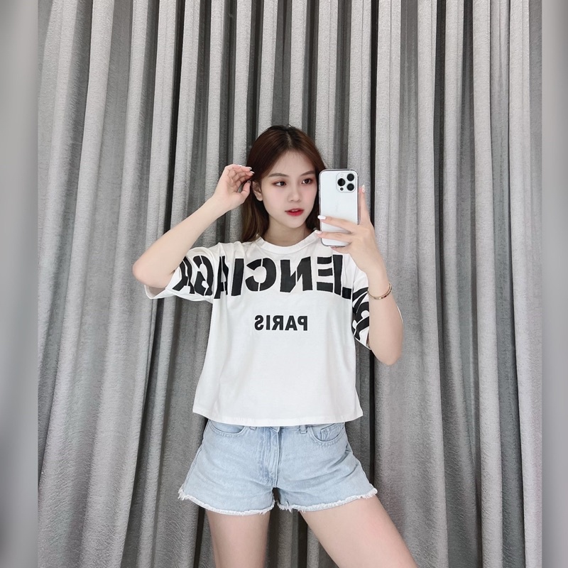 Crop top oversize Belen | Crop top korea