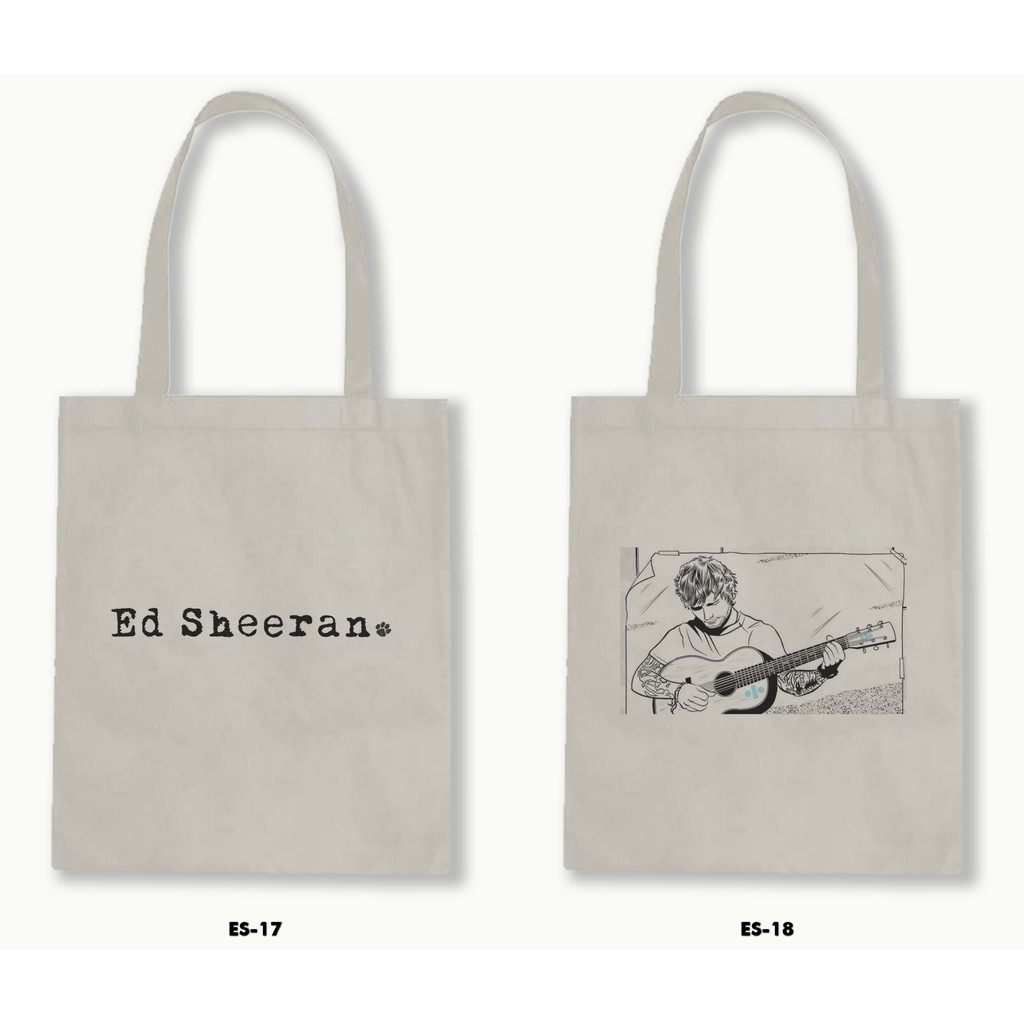 TOTE BAG BLACU - ED SHEERAN .02