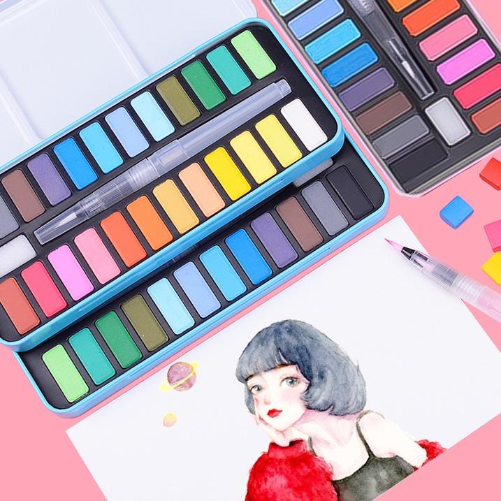 

Recomend Kaikki Cat Air Sponge Lukis 24 Warna Watercolor Set