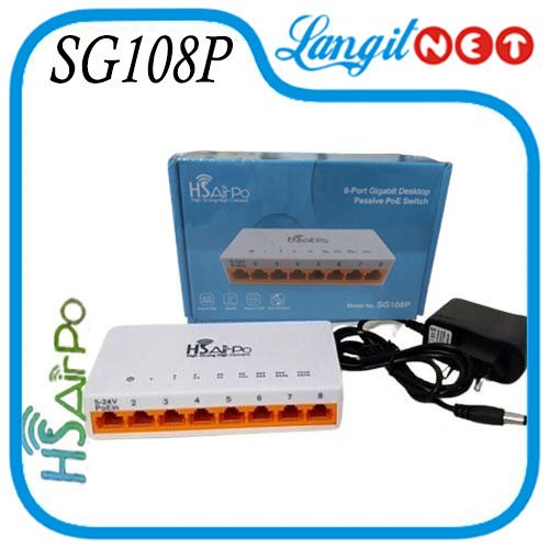 HSAIRPO SG108P 8port GIGABIT DESKTOP