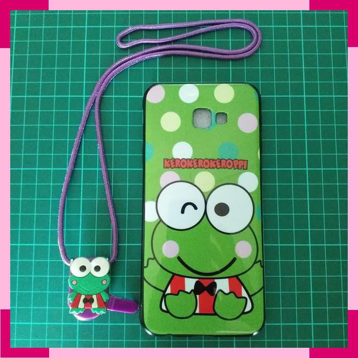 Case Samsung J4 Plus Softcase Karakter Motif Keroppi Plus Tali Keroppi