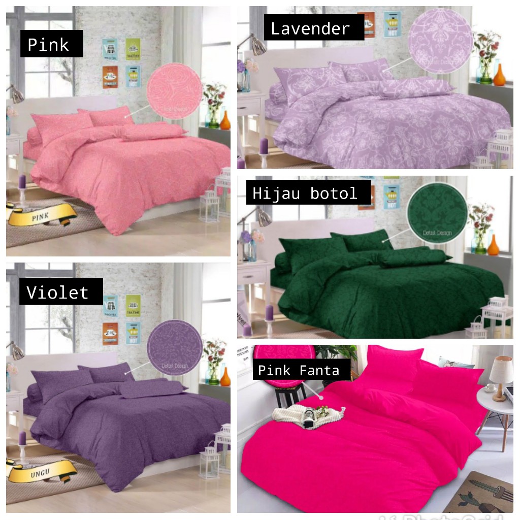 Bedcover Selimut tanpa Sprei Bahan Jaqcuard Emboss Aesthetic Single Size &amp; Queen Size