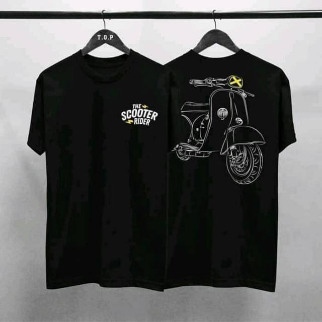 Tshirt kaos baju the scooter rider