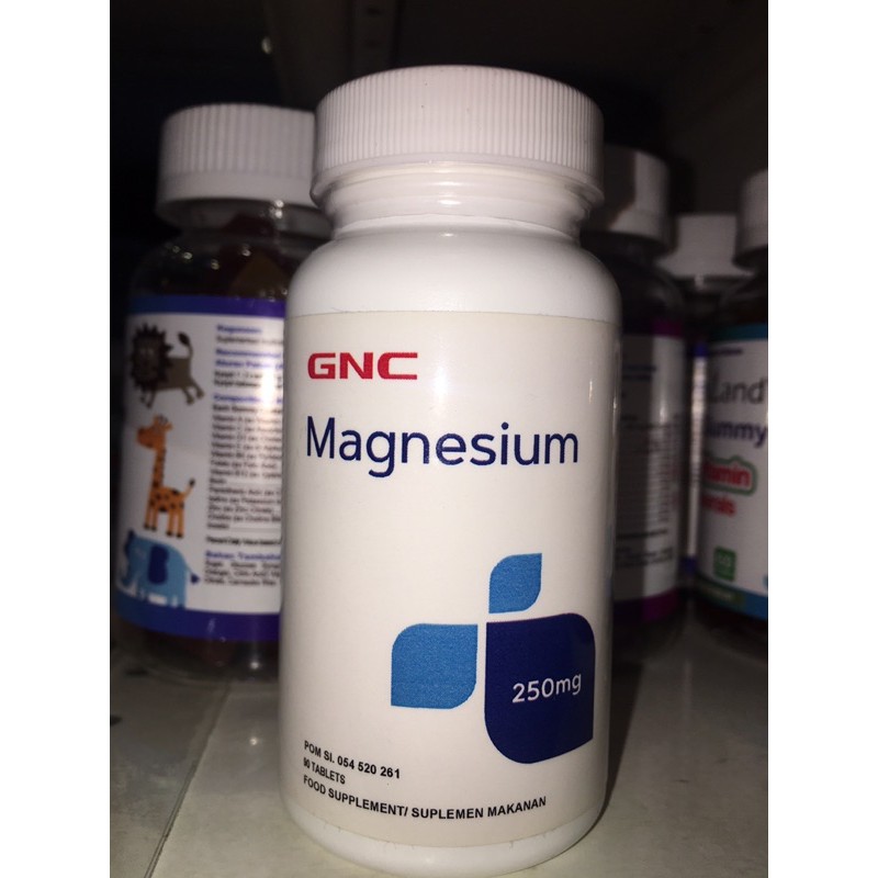 GNC Magnesium 250mg isi 90 Tablet